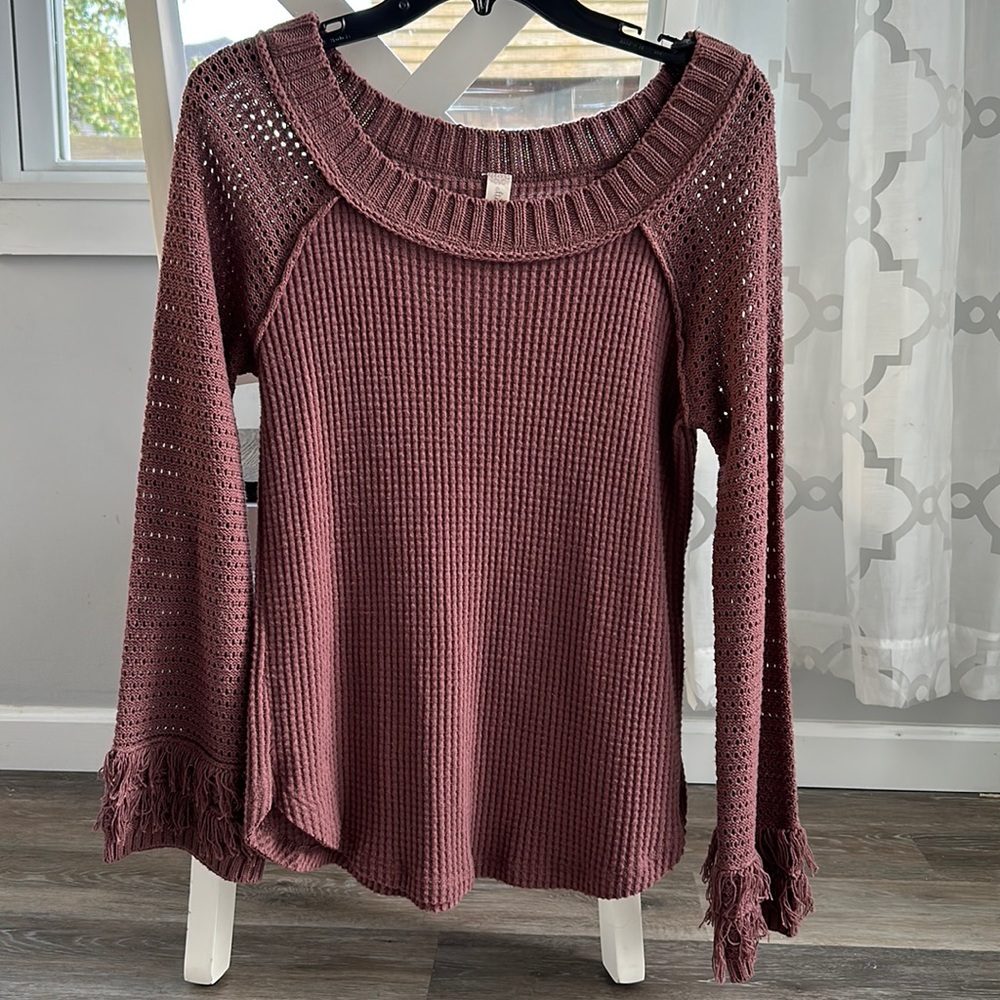Altar’d State Dark Mauve sweater